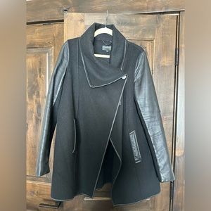 Mackage Wool and Leather Coat